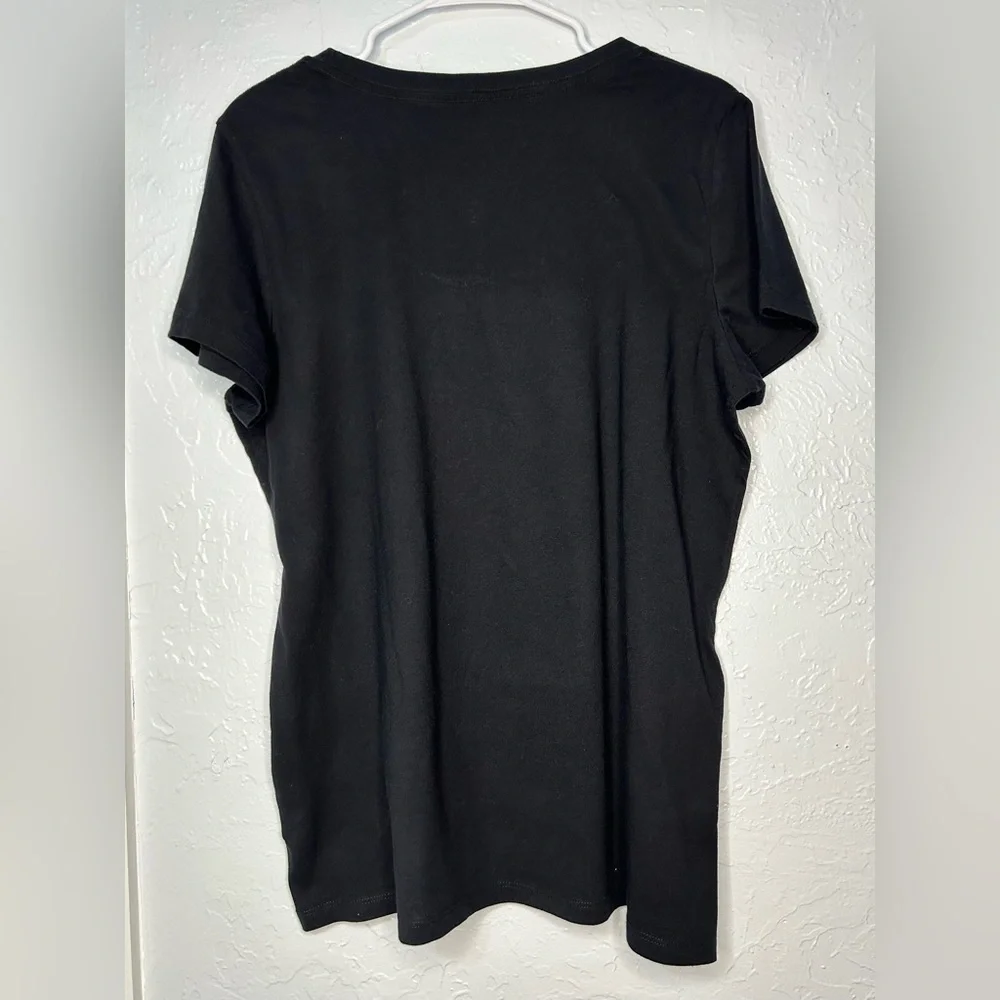 Torrid Black Statement Tee Size 1 (14-16) - Picture 2 of 3